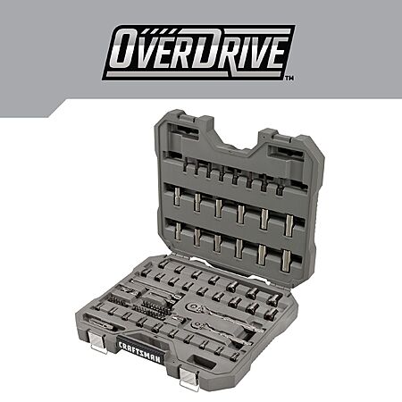 CRAFTSMAN OVERDRIVE 80-piece mechanics tool set